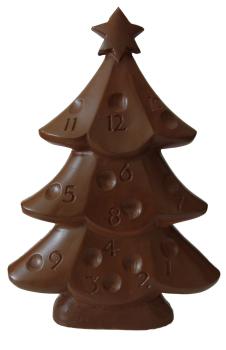 Schokoladengießform 3D Adventskalender Weihnachtsbaum