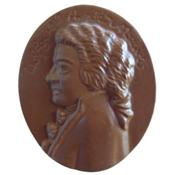 Schokoladengießform Mozart Taler
