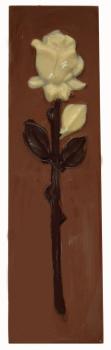 Schokoladengießform Rose Langformtafel
