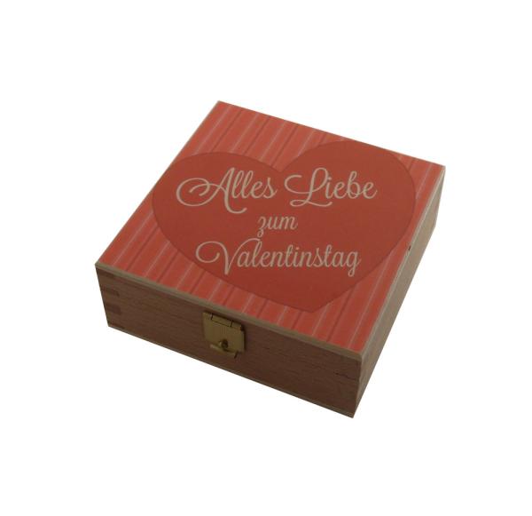 Holzkassette "Alles Liebe zum Valentinstag"