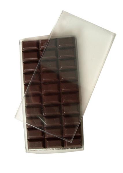 Klarsichtverpackung Schokoladentafel extra hoch 18mm