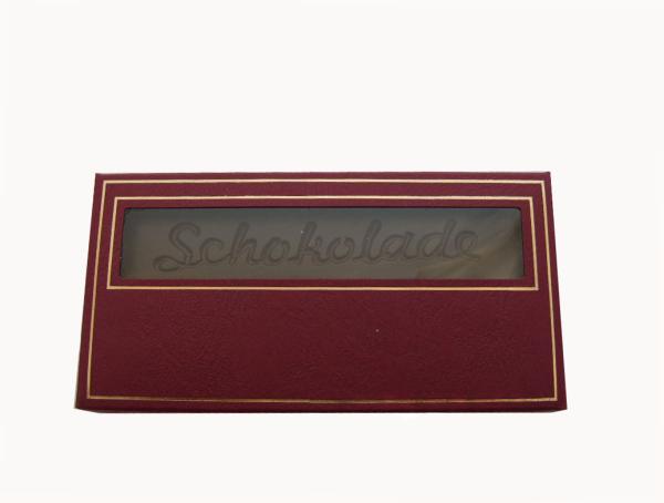 Taschenpackung-Schokolade-schriftzug-Schokoladentafel